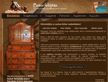 Tablet Screenshot of butorfelujitas.com